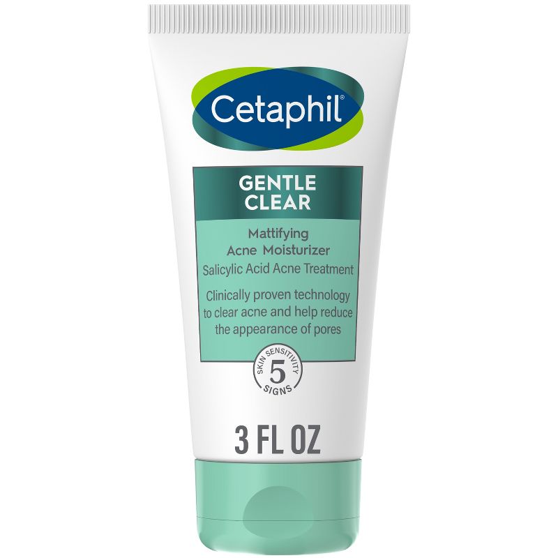 Cetaphil Gentle Clear Mattifying Acne Moisturizer with Salicylic Acid - 3 fl oz, 1 of 11