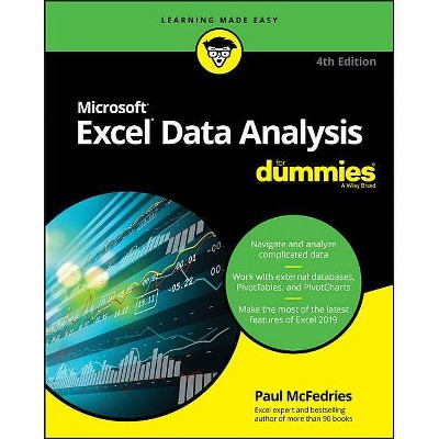 Excel Data Analysis for Dummies - 4th Edition by  Paul McFedries (Paperback)