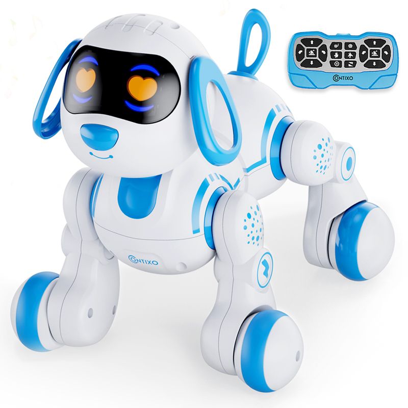 Contixo R3 Interactive Smart Robot Pet Dog Toy with Remote Control - Blue, 1 of 8