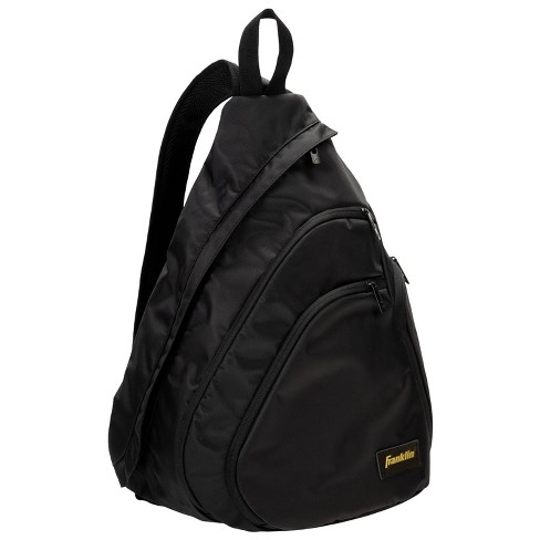 Franklin Sports Bolsa de pádel - Mochila para hombre + mujer de pádel -  Bolsa de equipo de tamaño ajustable para pádel + tenis de pádel - Gris