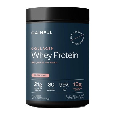Gainful Whey Protein Powder - Collagen - 14 Servings