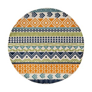 World Rug Gallery Ronda Contemporary Bohemian Indoor/Outdoor Area Rug - 1 of 4