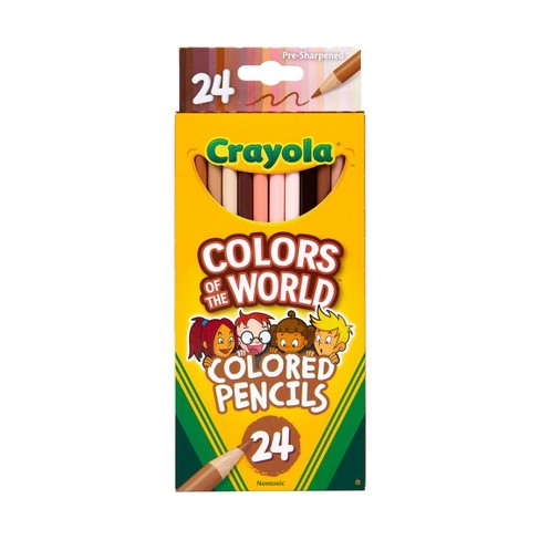 Crayola 24ct Colors of the World Colored Pencils