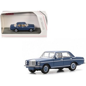 Mercedes-Benz /8 (W114) Sedan Blue 1/87 (HO) Scale Diecast Model Car by Schuco - 1 of 4