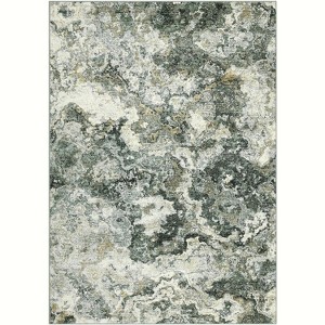 Washable Rug - Non-Slip Stain Resistant Low Pile Carpet Contemporary Foldable Floor Cover for Living Room Dining Room Bedroom Playroom - 1 of 4