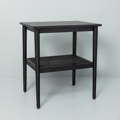 Wood & Steel Accent Side Table - Natural/black - Hearth & Hand™ With  Magnolia : Target