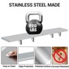 Wall Mounted Stainless Steel Folding Shelf, Heavy Duty Drop Down Serving Shelf with Rounded Edges, Space Saving for Food Truck, Restaurant, Garage - 4 of 4