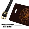 House Of The Dragon Bronze Targaryen Sigil Luggage ID Tags Set of 2 - 4 of 4