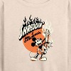 Women's - Disney - Shreddin And Strummin Lightweight French Terry Wide Neck Long Sleeve Shirt - 2 of 4