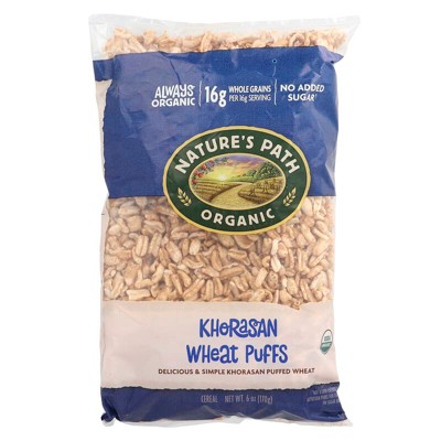 Nature's Path, Organic Kamut Khorasan Wheat Puffs Cereal, 6 oz (170 g)
