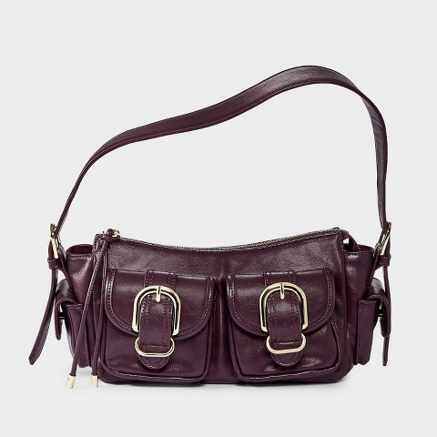 Сумки Universal Thread Cargo Buckle Pocket Shoulder - Universal Thread™ Dark Red