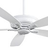 60" Minka Aire Modern Indoor Ceiling Fan with Remote Control White for Living Room Kitchen Bedroom Family Dining Home Office - 3 of 4