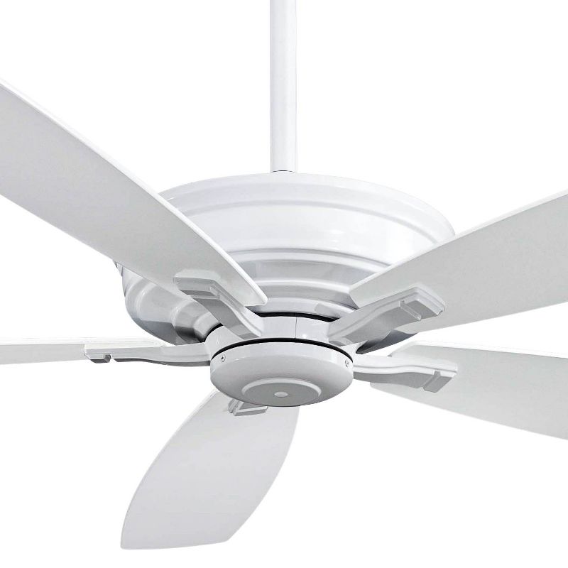 60" Minka Aire Modern Indoor Ceiling Fan with Remote Control White for Living Room Kitchen Bedroom Family Dining Home Office, 3 of 6