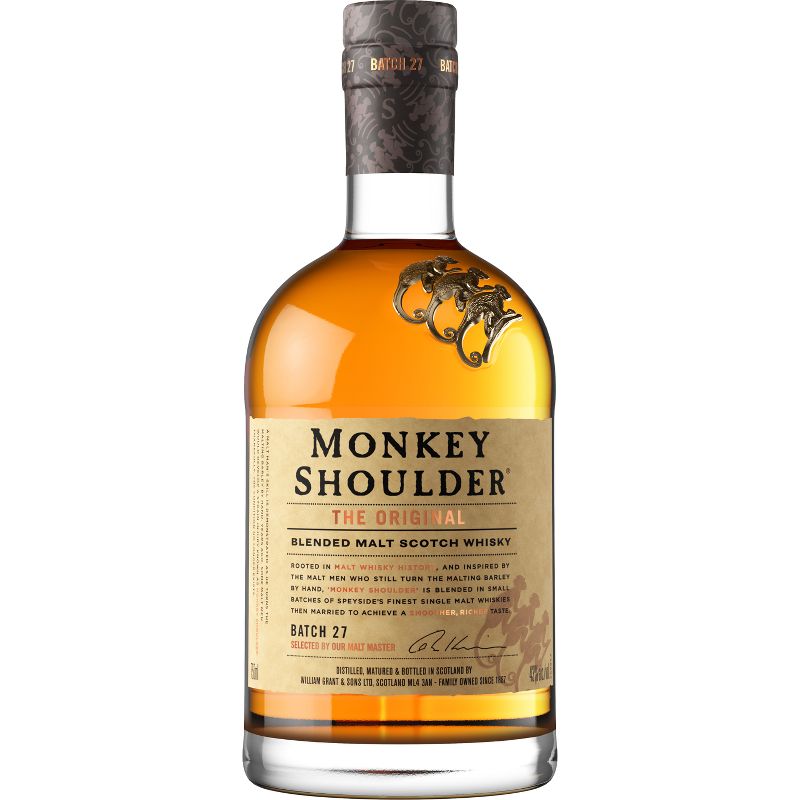 Monkey Shoulder Blended Scotch Whisky - 750ml Bottle, 1 of 13