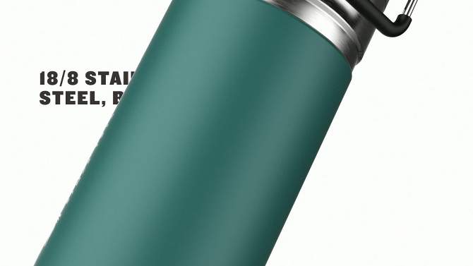 Stanley 24oz GO Stainless Steel Quick Flip Water Bottle, 2 of 8, play video