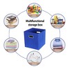 Vtec Trading Blue Multifunctional Fabric Cube Organizer - 2 of 3