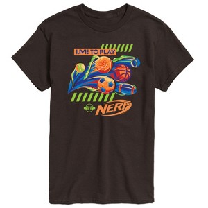 Men's - NERF - Live To Play Short Sleeve Graphic T-Shirt - 1 of 3