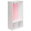 ClosetMaid KidSpace Wooden Cubby Open Storage Locker with 2 Hooks and Bottom Cubes for Closets, Entryway, Bedrooms, or Classroom, White - 2 of 4