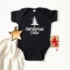 The Juniper Shop Christmas Cutie Tree Baby Bodysuit - 12 Month - Black - 2 of 2