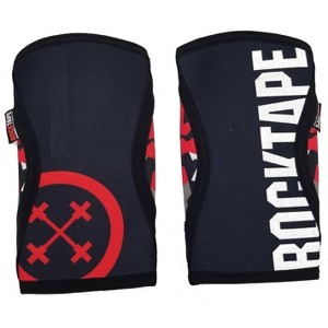 RockTape Assassins Knee Sleeves 5mm Thick (2 Sleeves) Red Camo Medium - 1 of 3