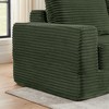 112.6" Corduroy L-Shaped Modular Floor Sectional Sofa Left Chaise - 3 of 4