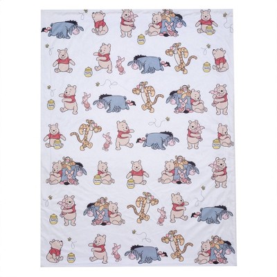 White Fleece Baby Swaddle Blanket with Faux Shearling Back