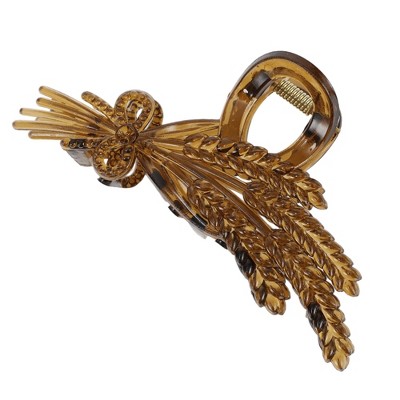 Unique Bargains Women's Fashion Elegant Large Wheat Ear Hair Clips 4.13"x1.97"x1.57" 1 Pc