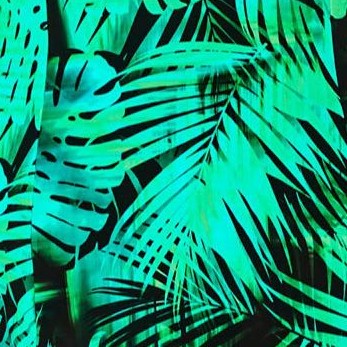 green electric palm