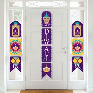 Big Dot of Happiness Happy Diwali - Hanging Vertical Paper Door Banners - Festival of Lights Party Wall Decoration Kit - Indoor Door Decor - 1 of 4