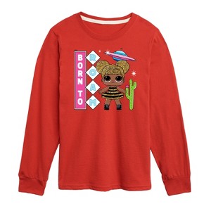 Boys' - LOL Surprise! - Queen Bee Born To Roam Long Sleeve Graphic T-Shirt - 1 of 4