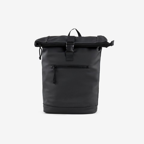 X RAY Waterproof Expandable Roll Top Backpack BLACK