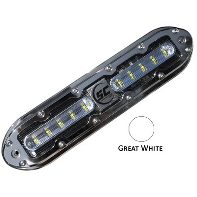 Shadowcaster Marine Lighting SCM-10 LED Underwater Light 18315055 - 20' Cable - 316 SS Housing - Great White