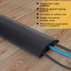 Fleming Supply Tapered Floor Cord Cover – 10', Black - 4 of 4