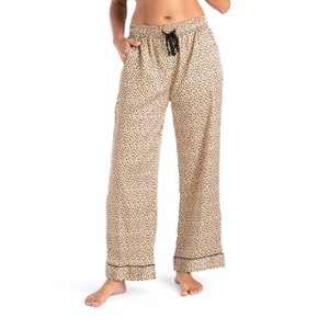 Hello Mello Women’s Beauty Sleep Satin Pajama Pants - 1 of 4