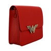 Wonder Woman Classic Logo Red Crossbody Shoulder Bag - 3 of 4