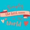 Men's Design By Humans Mother's Day Simply the Best Mom Banner By BoogieCreates T-Shirt - 2 of 2