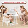 Costway 30 Key Classical Kids Piano Wooden Musical Instrument Toy w/ Stand & Stool White - 4 of 4