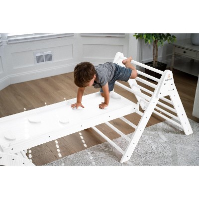 White Pine Montessori Indoor Climbing Set with Slide