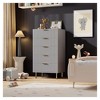 Fluted Drawer Storage Dresser, Chest with Ample Deep Drawers and Wide Top, Dresser for Bedroom - 2 of 4
