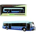 Proterra ZX5 Battery-Electric Transit Bus #65 "Chicago" (Illinois) Blue 1/87 (HO) Diecast Model by Iconic Replicas