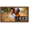 PosterPalooza | Photo Size Textured Gold Picture Frame - UV Acrylic, Foam Board Backing, Hanging Hardware - 2 of 4