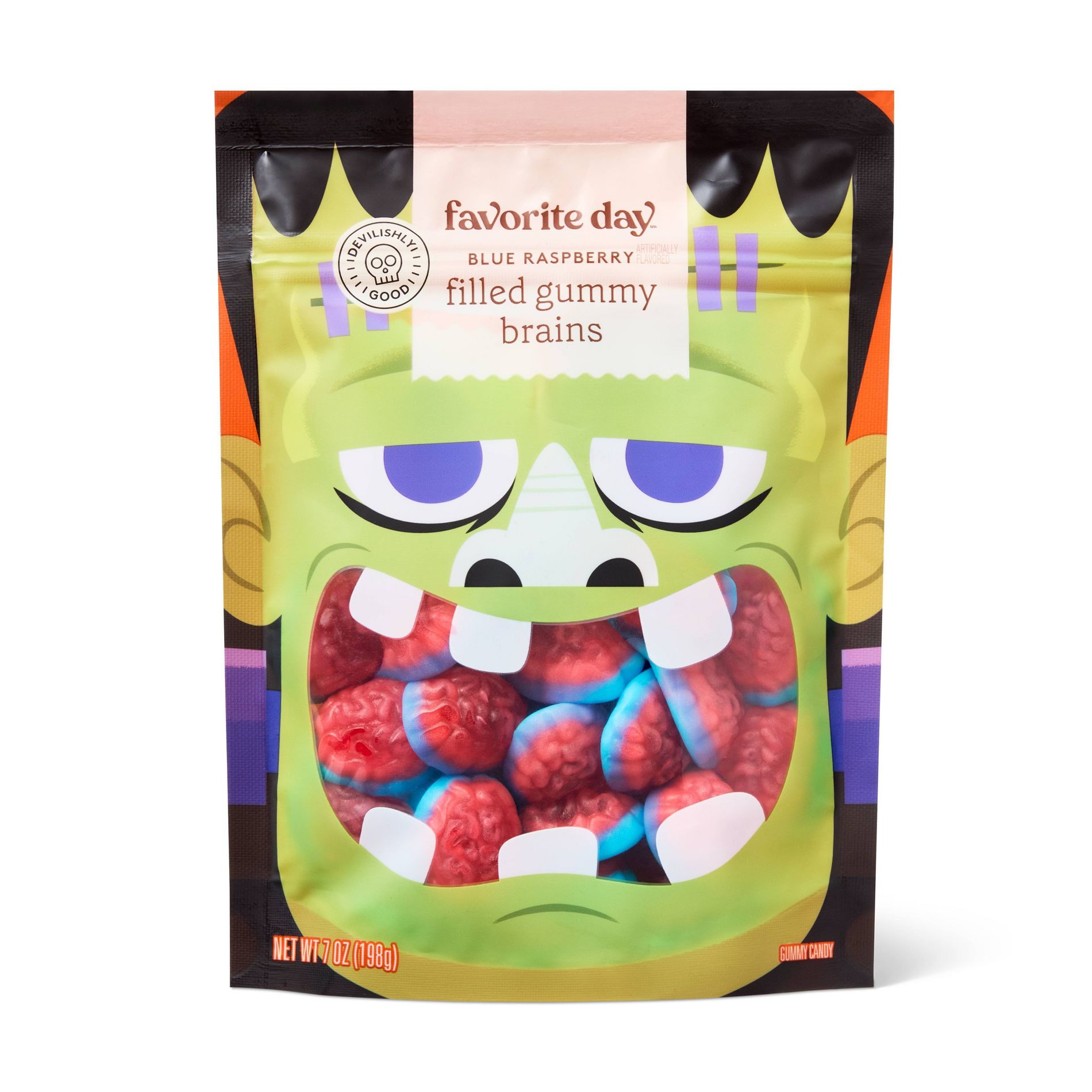 Halloween Filled Brains Gummy Candies - 7oz - Favorite Day™