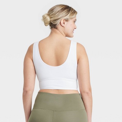 Women's Light Support Brushed Sculpt Bold Stitch Sports Bra - All in Motion