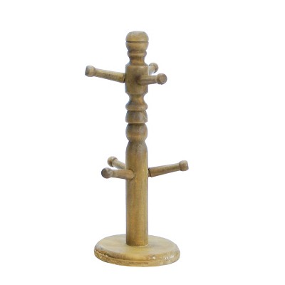 VIP Wood 13 in. Brown Multi Tier Jewelry Display