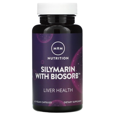 MRM Silymarin with Biosorb, 60 Vegan Capsules, Herbal Supplements