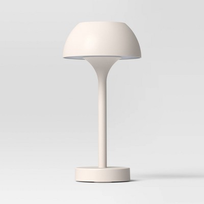 Solar and Rechargeable USB LED Outdoor Table Lamp Ivory - Threshold™