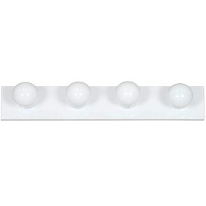 Sunset Lighting 24" 4-Light Vanity with White Finish - 1 of 1
