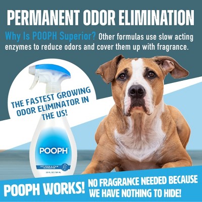 Pooph 20 oz Fragrance-Free Pet Odor & Stain Eliminator Spray