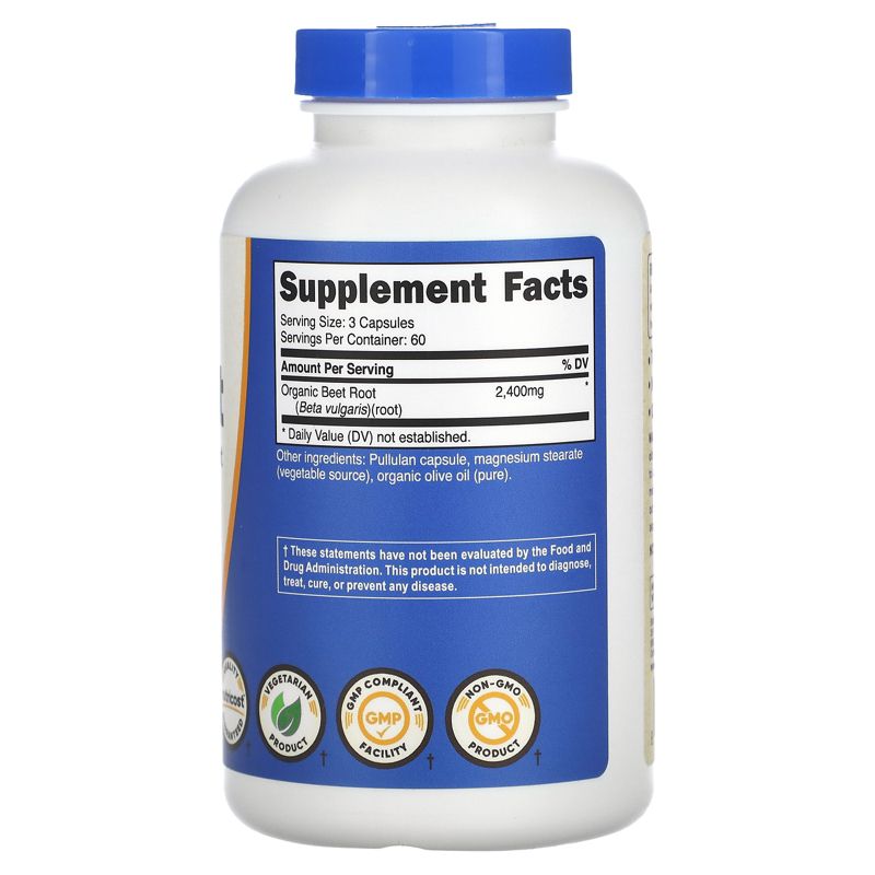 Nutricost Beet Root, 2,400 mg, 180 Capsules (800 mg per Capsule), 2 of 3