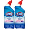 Clorox Toilet Bowl Cleaner with Bleach - Rain Clean - 24oz/2pk - image 2 of 4
